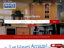 Tablet Screenshot of hayesrealty.com
